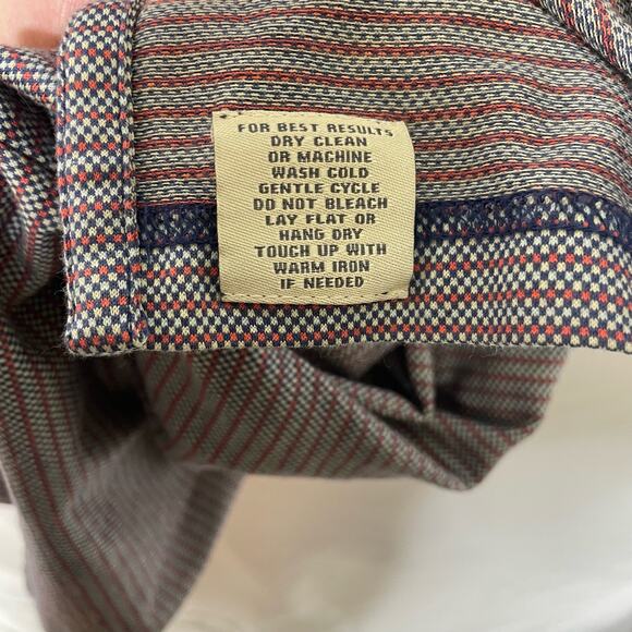 Peter Millar Mens Red and Gray Polo Shirt Size XL Double Merchandized Cotton*** - Picture 3 of 5